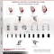 Service Caster 3 Inch 316SS Red Polyurethane Swivel 1-5/8 Inch Expanding Stem Caster Set SCC SCC-SS316EX20S314-PPUB-RED-158-4 - alternate 3